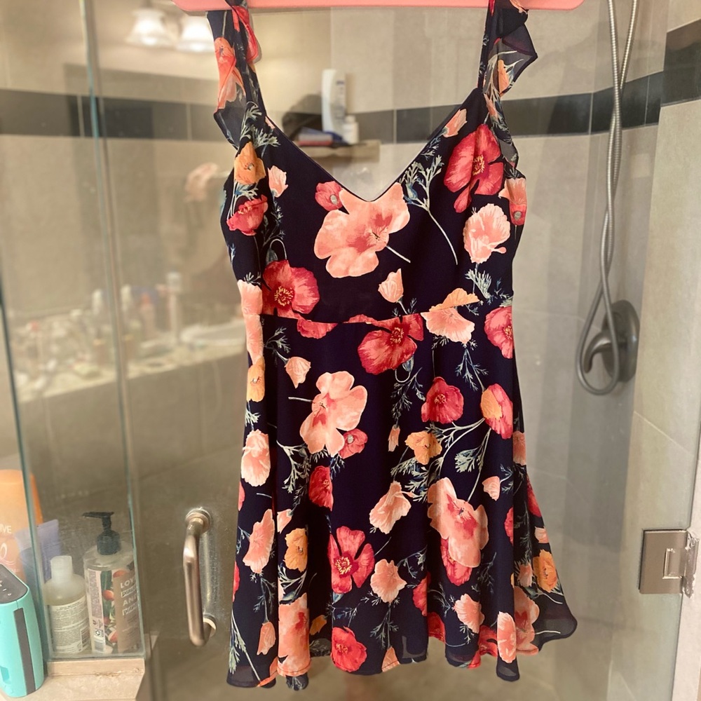 Mini Poppy Print Dress